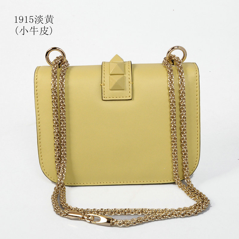 2014 Valentino Garavani shoulder bag 1915 yellow on sale